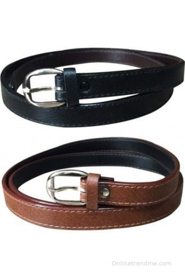 Verceys Women Casual Black, Tan, Brown Artificial Leather Belt(Black, Tan, Brown) Verceys Women Casual Black, Tan, Brown Artificial Leather Belt(Black, Tan, Brown)